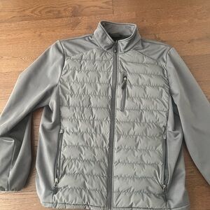 Men's Gray Puffer Jacket